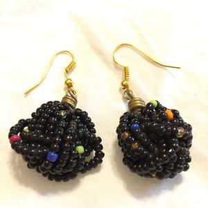 African Handmade Hypoallergenic Beaded Earrings